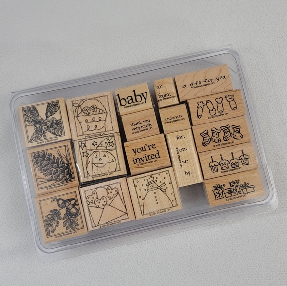 Stampin Up! Lot Of Rubber Stamps - Picture 1 of 13